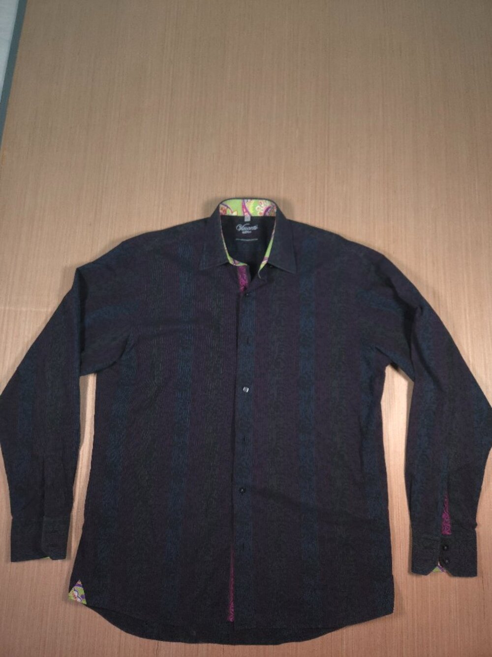 Visconti Uomo Men’s Long Sleeve Shirt Size Large